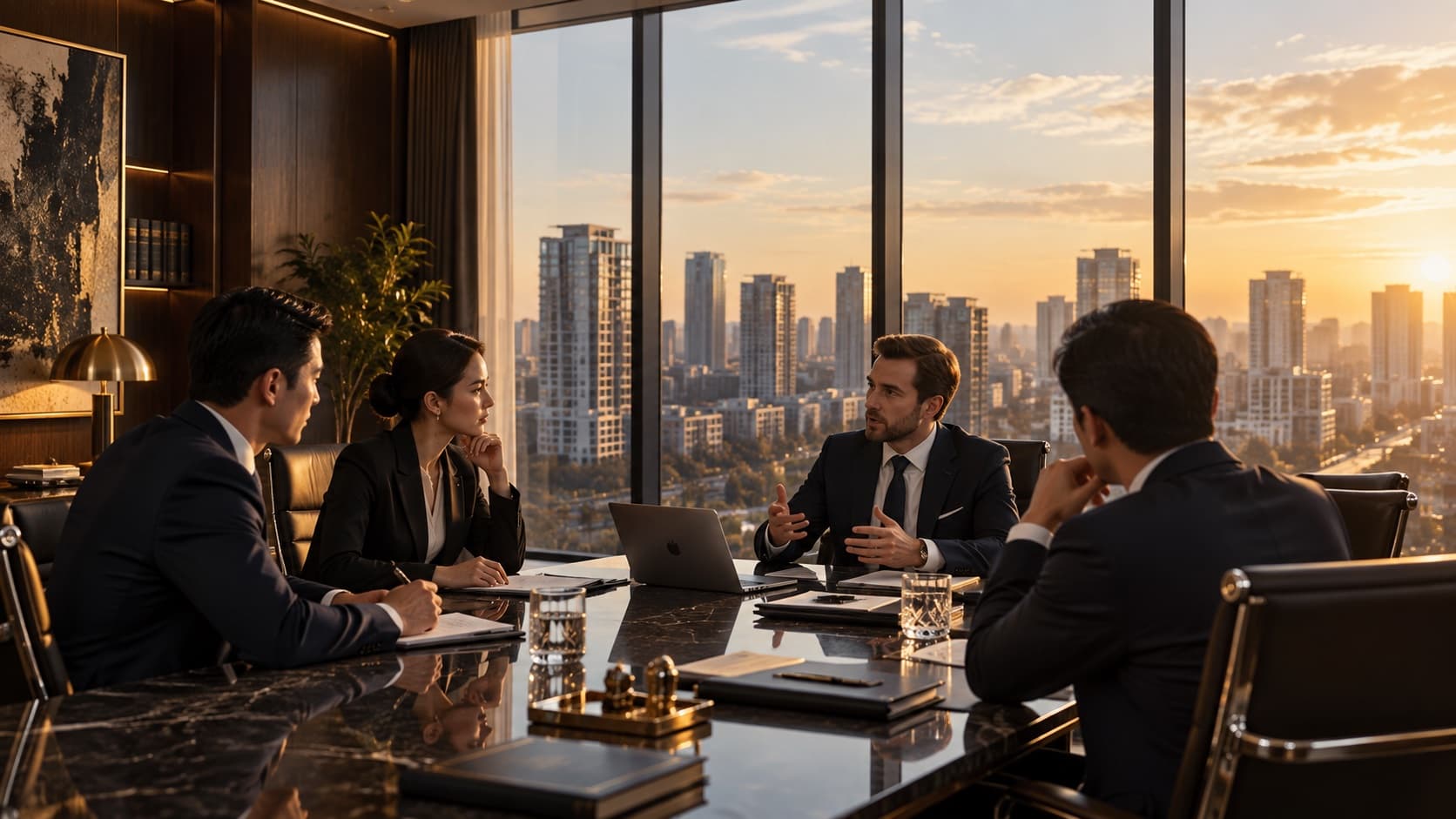 Рабочая встреча юристов в переговорной